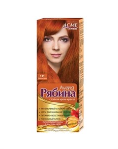 Крем краска для волос Avena Рябина 131 медный шик 135 мл Acme color
