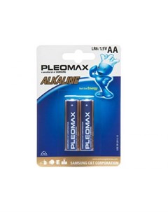 Батарейки LR6 2BL AA 2 шт Samsung pleomax