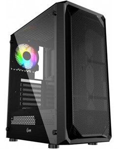 Корпус microATX Mistral Z1 Mesh Без БП чёрный Powercase