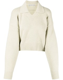 Пуловер с V образным вырезом Alexander wang