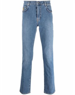 Узкие джинсы средней посадки Moschino