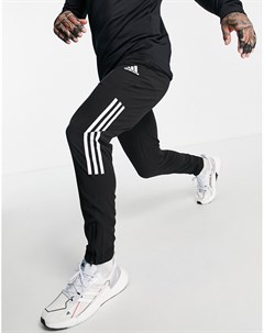 Черные джоггеры с тремя полосками adidas Training Adidas performance