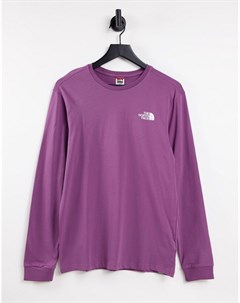 Фиолетовый лонгслив Simple Dome The north face