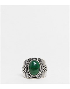 Серебристое кольцо с камнем Inspired Reclaimed vintage