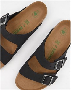 Черные сандалии Vegan Arizona Birkenstock