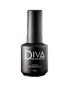Топ для гель лака Super Shine 15 мл Diva nail technology