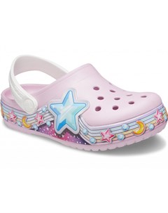 Сабо для девочек Kids Fun Lab Star Band Clog Ballerina Pink Crocs
