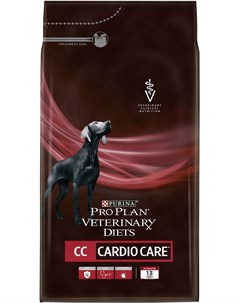 Сухой корм Veterinary Diet CC Cardio Сare для поддержания сердечной функции взрослых собак 3 кг Pro plan