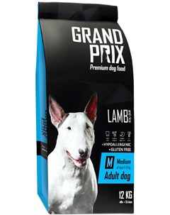 Сухой корм Medium Adult с ягненком для взрослых собак средних пород 12 кг Ягненок Grand prix