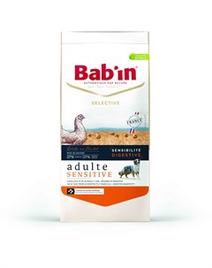 Сухой корм Babin Selective Adulte Sensitive для взрослых собак всех пород 3 кг Курица Bab'in