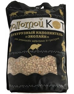 Наполнитель кукурузный для животных 6 л 3 кг Золотой кот