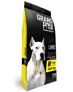 Сухой корм Large Adult с ягненком для взрослых собак крупных пород 12 кг Ягненок Grand prix
