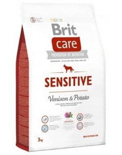 Сухой корм Care Sensitive Venison Potato беззерновой с олениной для собак всех пород 3 кг Brit*