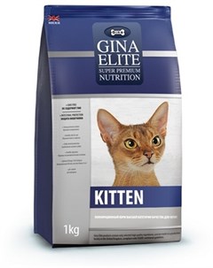 Сухой корм Elite Kitten для котят 1 кг Gina