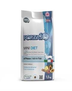 Сухой корм Forza 10 Mini Diet Adult с рыбой для собак 1 5 кг Рыба Forza10