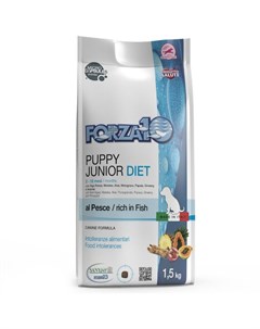 Сухой корм Forza 10 Puppy Diet гипоаллергеный корм для щенков всех пород 1 5 кг Рыба Forza10