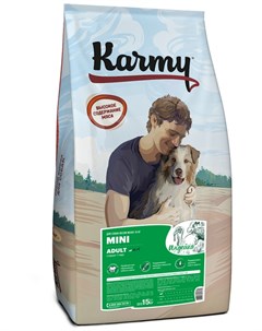 Сухой корм Mini Adult с индейкой для собак мелких пород 15 кг Индейка Karmy
