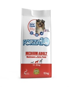 Сухой корм Forza 10 Medium Adult Maintenance с олениной и картофелем для собак 15 кг Оленина и карто Forza10