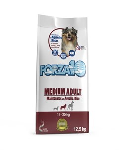 Сухой корм Forza 10 Medium Adult Maintenance с ягненком и рисом для взрослых собак 12 5 кг Ягненок с Forza10