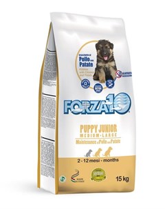Сухой корм Forza 10 Puppy Junior M L с курицей и картофелем для щенков 15 кг Курица и картофель Forza10