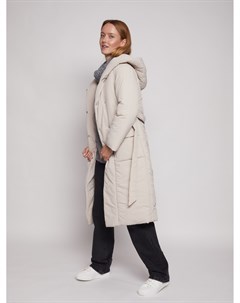 Длинное тёплое пальто с поясом Zolla