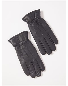 Тёплые кожаные перчатки Zolla