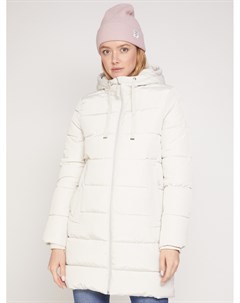 Утепленное стёганое пальто с капюшоном Zolla