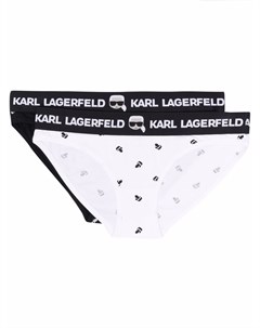 Комплект Ikonik из двух трусов брифов с логотипом Karl lagerfeld