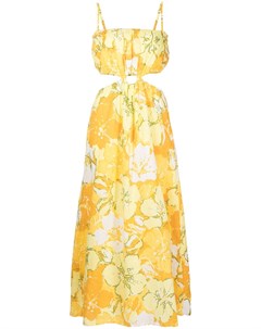 Льняное платье El Rio с цветочным принтом Faithfull the brand