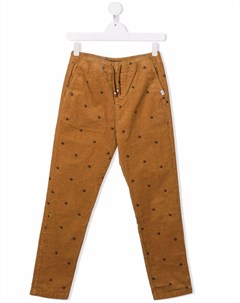 Вельветовые брюки с монограммой Tommy hilfiger junior