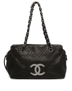 Стеганая сумка на плечо с логотипом CC Chanel pre-owned