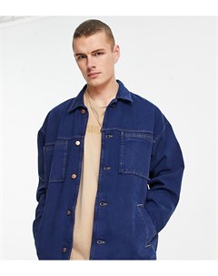 Синяя джинсовая куртка с карманами Inspired Reclaimed vintage