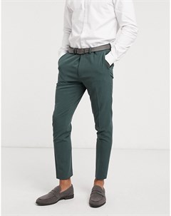 Зеленые супероблегающие брюки Asos design
