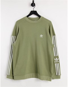 Свитшот цвета хаки adicolor Adidas originals