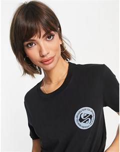 Черная футболка с короткими рукавами Deeperwater Quiksilver