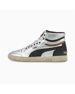 Кеды Ralph Sampson x Replay Mid Metallic Silver Trainers Puma