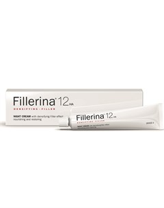 Ночной крем для лица с укрепляющим эффектом уровень 4 50 мл 12 HA Densifying Filler Fillerina