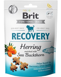 Лакомство Care Dog Functional Snack Recovery Herring с сельдью и облепихой для собак 150 г Сельдь и  Brit*