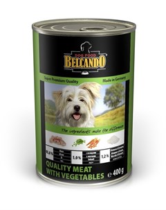 Консервы Отборное мясо с овощами для собак 400 г Отборное мясо с овощами Belcando