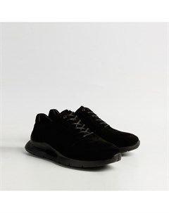 Черные кроссовки из натурального велюра Calipso