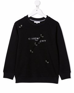 Толстовка с люверсами и логотипом Givenchy kids