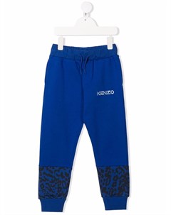 Спортивные брюки с вышитым логотипом Kenzo kids