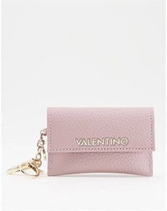 Розовая кредитница с дизайном в виде брелока Valentino bags