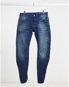 Узкие синие выбеленные джинсы Arc 3D G-star