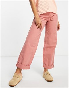 Розовые свободные брюки чиносы Asos design