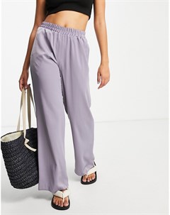 Сиреневые пижамные брюки с широкими штанинами Asos design