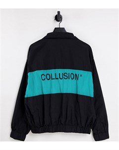 Черная нейлоновая куртка Unisex Collusion