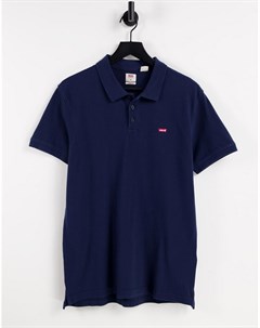 Темно синяя футболка поло с маленьким логотипом Levi's®