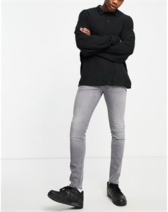 Серые зауженные джинсы Originals Jack & jones