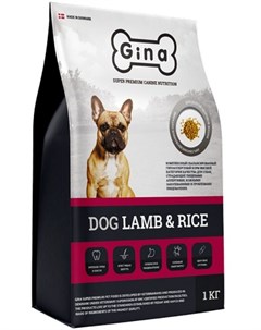 Сухой корм Dog Lamb Rice с Ягненком и рисом для собак 7 5 кг Ягненок и рис Gina